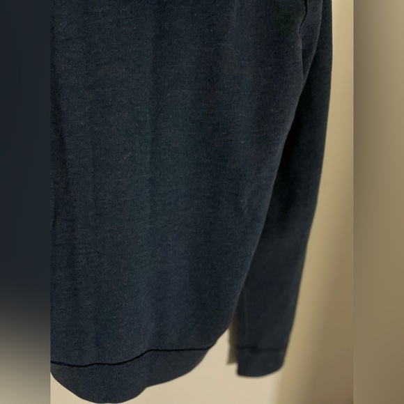 Abercrombie Navy Blue zip-up fleece inside - Picture 9 of 15